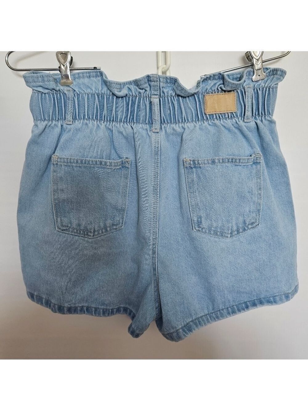 Mele & Pere 80's 90's Inspired High Rise Denim Shorts (L) - Picture 2 of 11